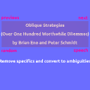 ObliqueStrategies