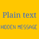 PlainTextHiddenMessage