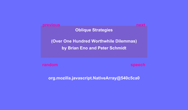 [1] ObliqueStrategies.x3d (default X3D view from 0 0 10)